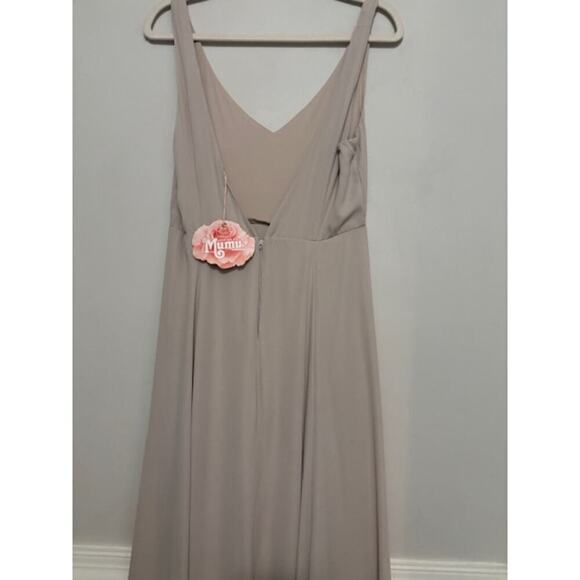 Show Me Your Mumu Jenn Maxi Dress Womens Large Show Me The Ring Crisp NWT - Picture 9 of 10